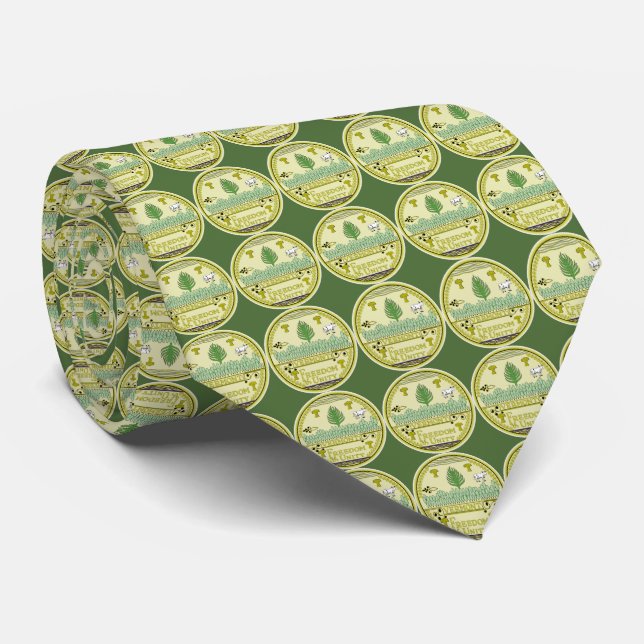 Corbata Sello del estado de Vermont (Enrollado)