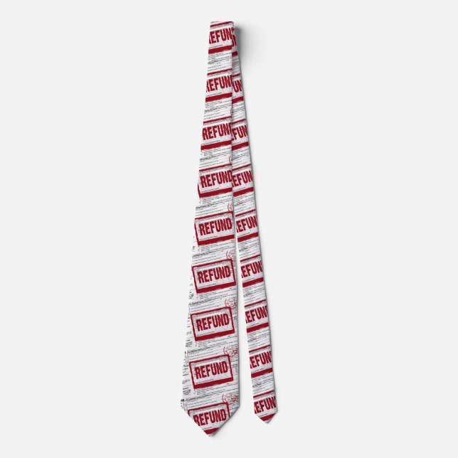 Corbata Sello rojo de devolución de impuestos (Anverso)