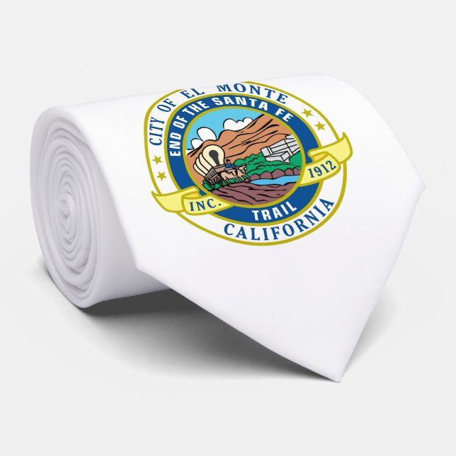 Corbata Sello urbano de El Monte (California) (Enrollado)