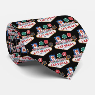 Corbata señal de Casino Cool patrón de baldosas