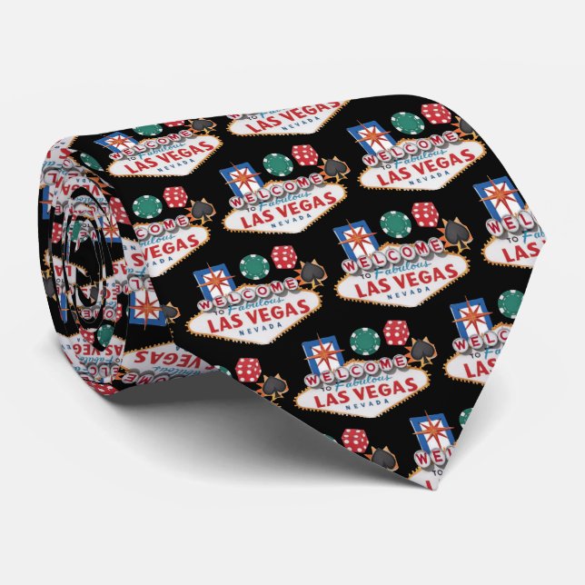 Corbata señal de Casino Cool patrón de baldosas (Enrollado)