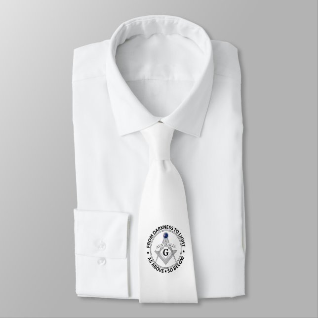 Corbata señal de masonería australiana (Atado)