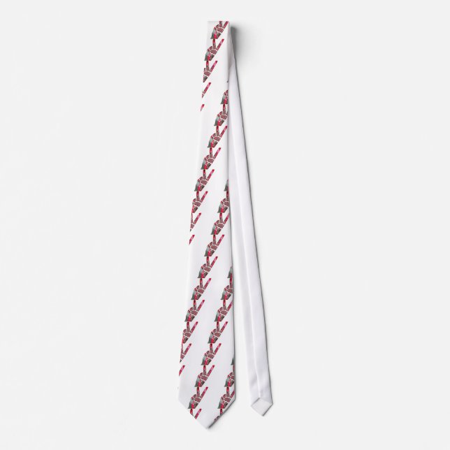 Corbata Señal de paz con la mano (Anverso)