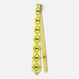 Corbata Señal de tráfico de la sonrisa