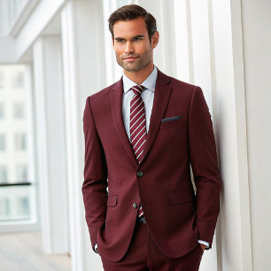 Corbata Sencillas franjas formales rojas y blancas