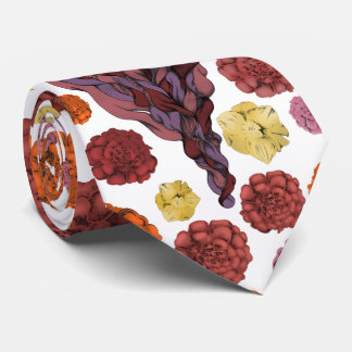 Corbata Señora con barba ilustrada