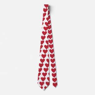 Corbata Sensaciones del fieltro del corazón