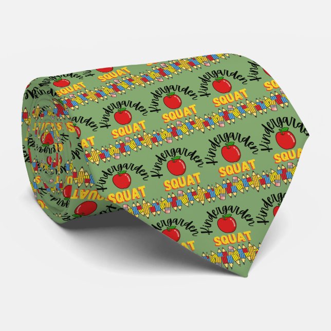 Corbata sentadilla de jardín de infancia (Enrollado)