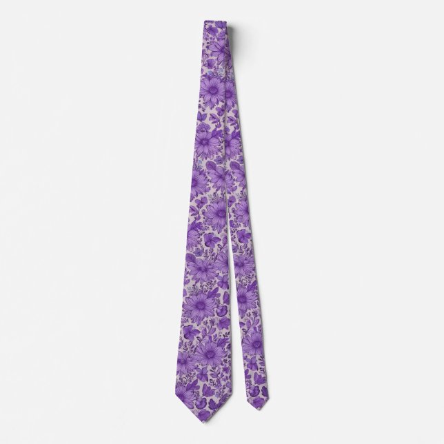 Corbata Sentirse tan morado (Anverso)