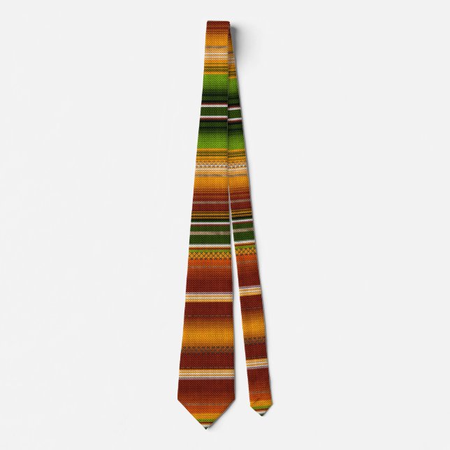Corbata Serape mexicano #1 (Anverso)