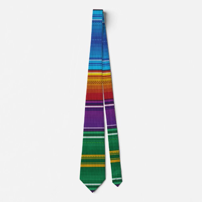 Corbata Serape mexicano #3 (Anverso)
