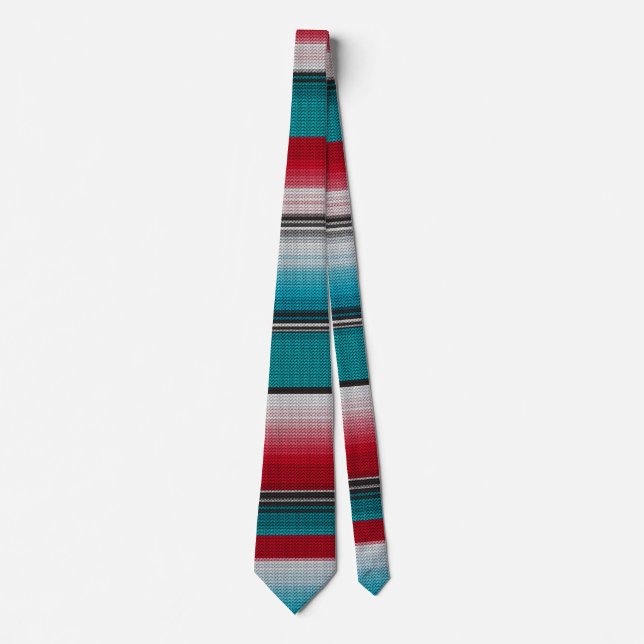 Corbata Serape mexicano #5 (Anverso)