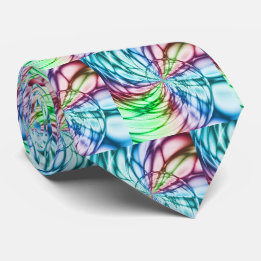 Corbata Serendipia | Arte fractal multicolor