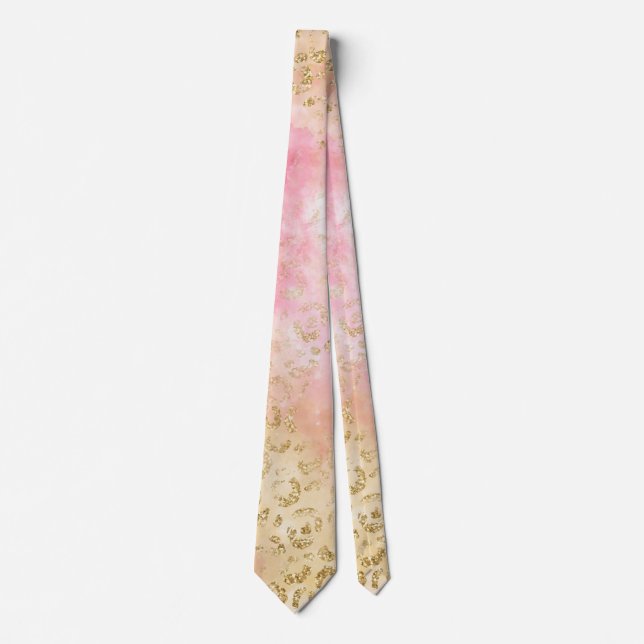Corbata Serie de diseño de pintura de leopardo 13   (Anverso)