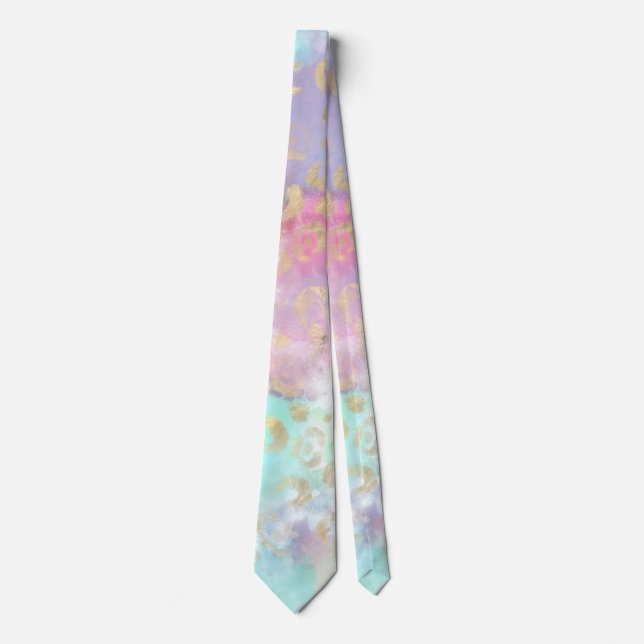 Corbata Serie de diseño de pintura de leopardo 2    (Anverso)