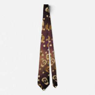 Corbata Serie de diseño de pintura de leopardo 7