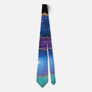 Corbata Serie Galaxy Agate Diseño 13