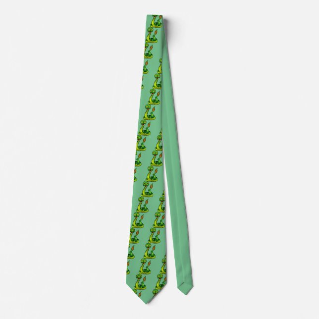 Corbata Serpiente de cascabel feliz (Anverso)