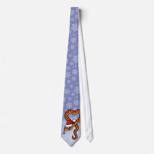 Corbata Serpiente de Navidad