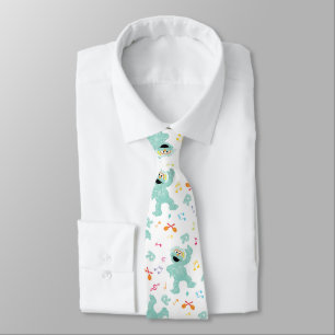Corbata Sesame Street   Rosita Music Scribble Pattern