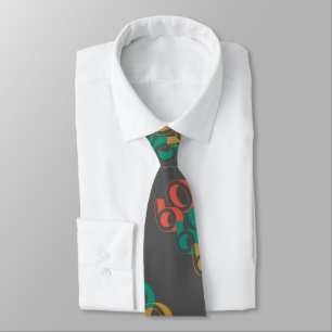 Corbata Sesenta grises retro