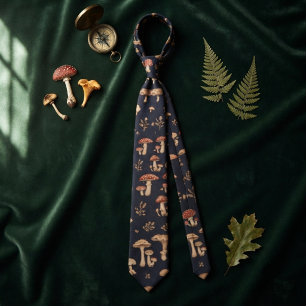 Corbata Setas y Follaje
