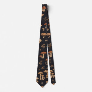 Corbata Setas y Follaje