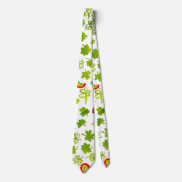 Corbata Shamrock acuático irlandés