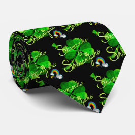 Corbata Shamrock and Shenanigans Neck Tie