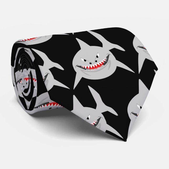 Corbata Shark Design (Enrollado)