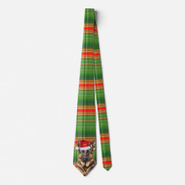 Corbata Shepherd Red and Green Plaid Holiday Christmas 