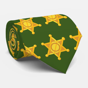 Corbata Sheriffstern sheriff oficial de derecho