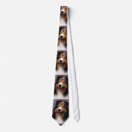 Corbata Shetland Sheepdog Art
