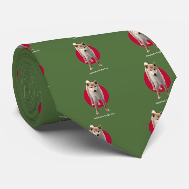 Corbata Shiba inu japonés (Enrollado)