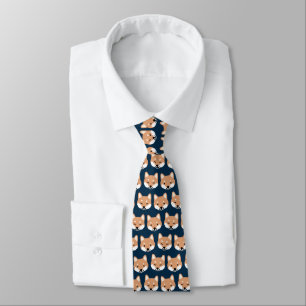 Corbata Shiba Inu Lover   Novedad de perros sonrientes