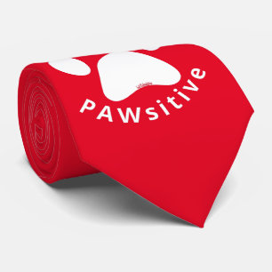 Corbata SIEMPRE MANTENER PAWSITIVE divertido trapo de perr