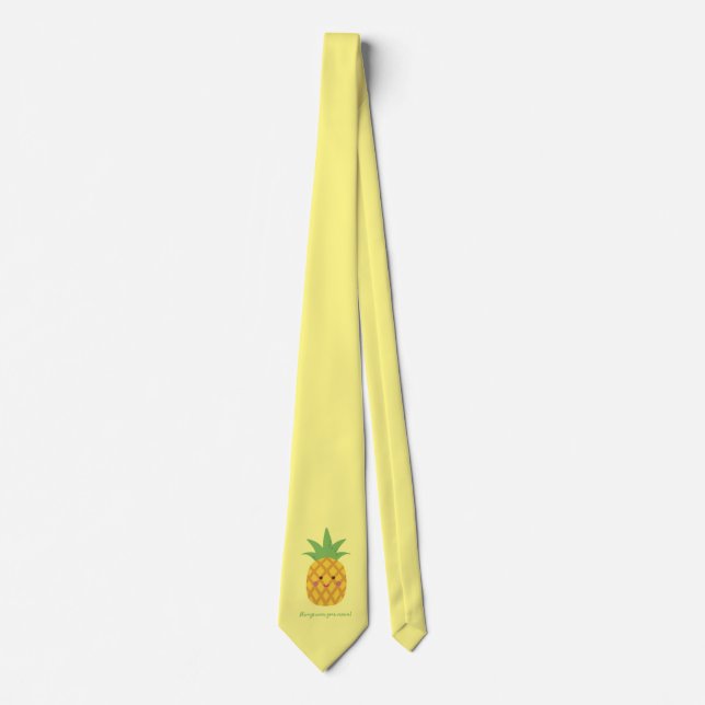 Corbata Siempre Usa Tu Corona Pineapple (Anverso)