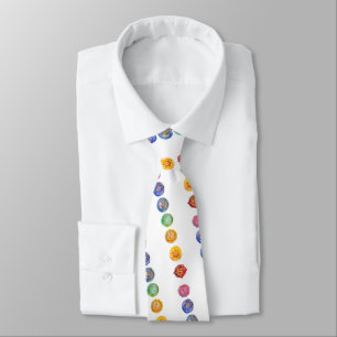 Corbata Siete chakras acuarelas