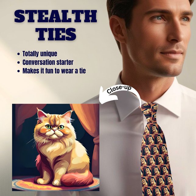 Corbata sigilosa de gato persa regio (Subido por el creador)