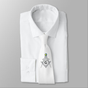 Corbata signo de la francmasonería Suecia