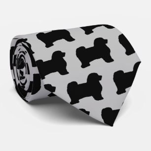 Corbata Silhouette de Perro Havanés