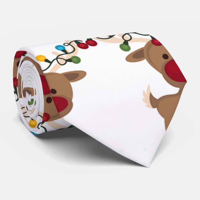 CORBATA SILLY PEQUEÑOS NAVIDADES REINDEPENDIENTES (Enrollado)