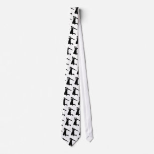 Corbata Silueta de jugador de baloncesto