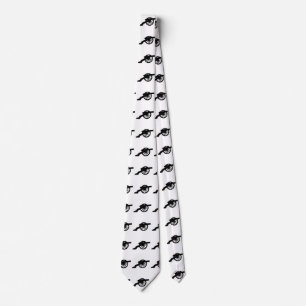 Corbata Silueta del cañón de la guerra civil estadounide