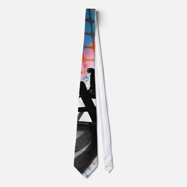 Corbata Silueta del skater (Anverso)