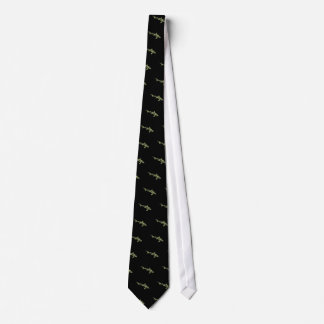 Corbata Silueta del tiburón del camuflaje