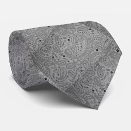 Corbata Silver Knight Paisley Tie