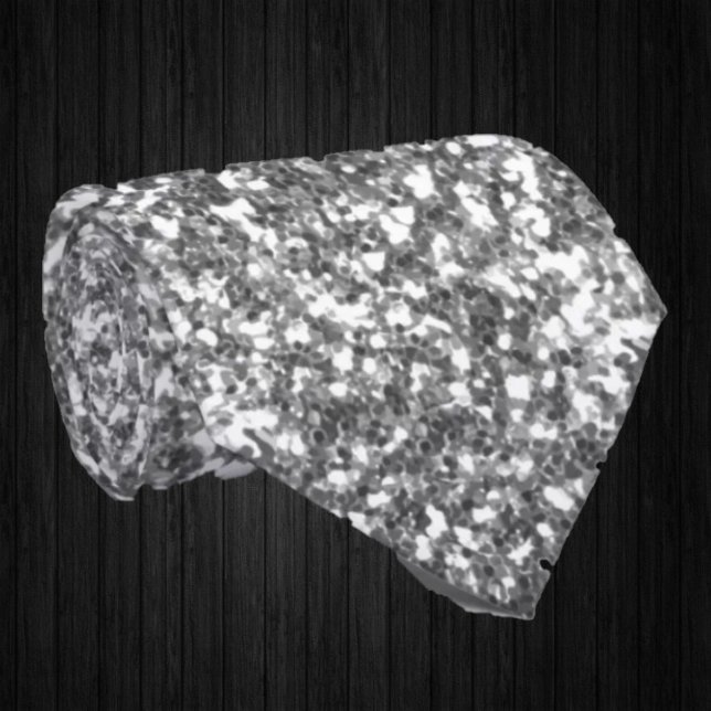 Corbata Silver Sparkles Faux Purpurina Fancy Luxury (Subido por el creador)