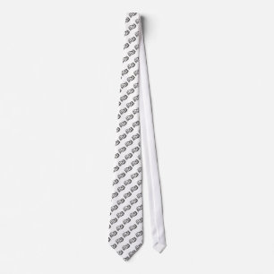 Corbata Símbolo de búho negro