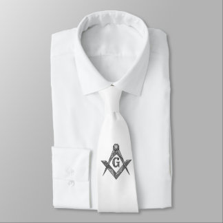 Corbata símbolo de la masonería de origami